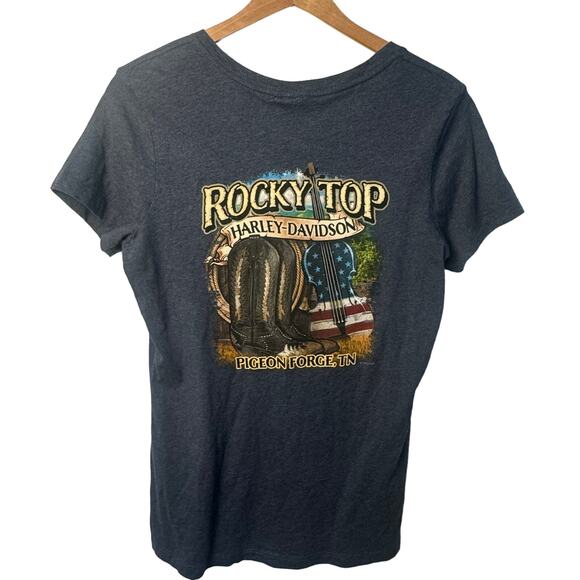Harley Davidson Rocky Top Pigeon Forge TN T-Shirt Size Medium - Picture 3 of 4